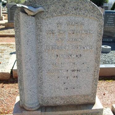 SPAMMER Frederick Johannes 1936-1951