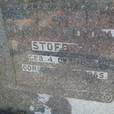 STOFBERG Johannes Jordaan 1878-1965 &amp; Aletta C. DIRKSE V. SCHALKWYK 1880-1940