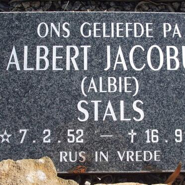 STALS Albert Jacobus 1952-2005