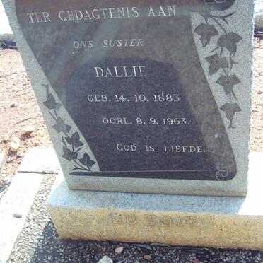 TOIT Dallie, du 1883-1963