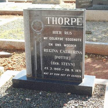 THORPE Regina Catherina nee STEYN 1900-1971