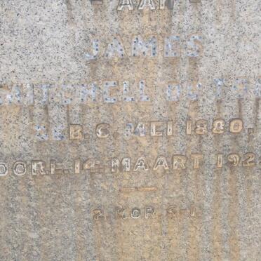 TOIT James Mitchell, du 1880-1925