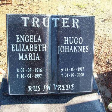 TRUTER Hugo Johannes 1917-2000 &amp; Engela Elizabeth Maria 1916-1997