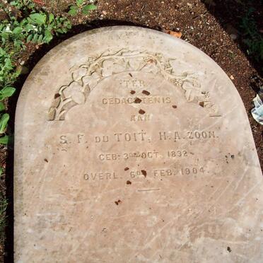 TOIT S.F., du 1832-1904