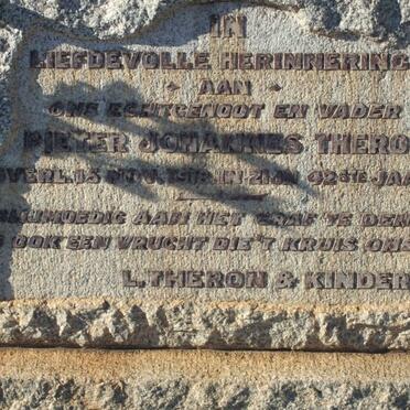THERON Pieter Johannes -1918