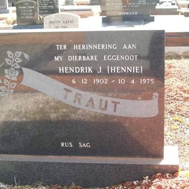 TRAUT Hendrik J. 1902-1975