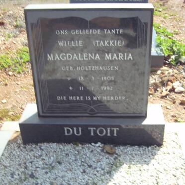 TOIT Magdalena Maria, du nee HOLTZHAUSEN 1905-1992