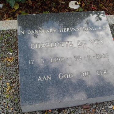 VOS Charlotte, de 1899-1985