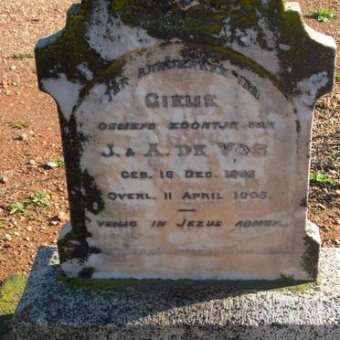 VOS Gielie, de 1903-1905