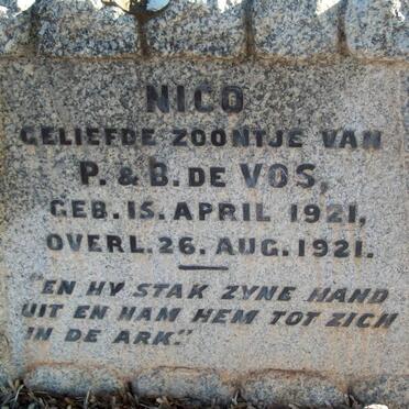 VOS Nico, de 1921-1921