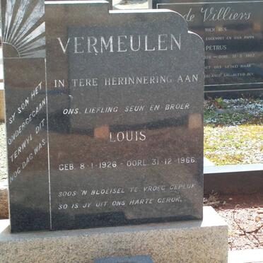 VERMEULEN Louis 1926-1966