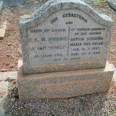 VEUREN C.C.M., Jansen van  :: JANSEN VAN VEUREN Sophia Susanna Maria nee MOCKE 1887-1944