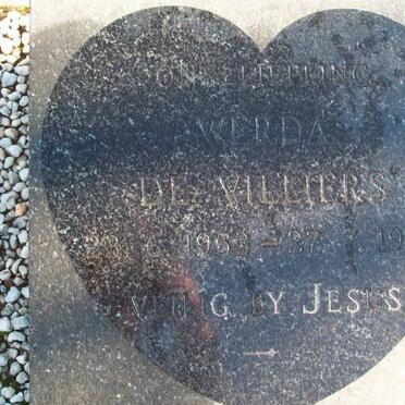 VILLIERS Werda, de 1953-1953