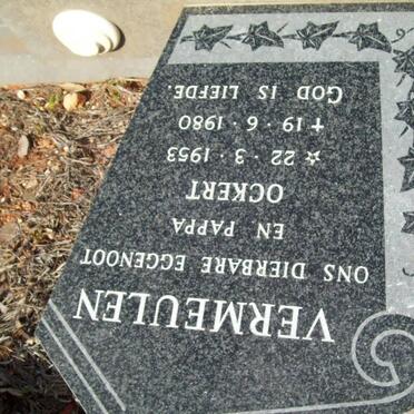 VERMEULEN Ockert 1953-1980