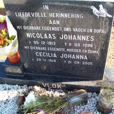 VLOK Nicolaas Johannes 1912-1996 &amp; Cecilia Johanna 1918-2005