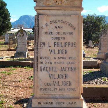 VILJOEN Paul Philippus -1912 &amp; Rachel Jacoba VILJOEN -1909