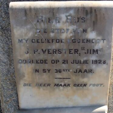 VERSTER J.P. -1928