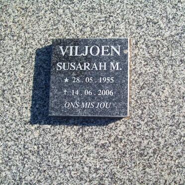 VILJOEN Susarah M. 1955-2006