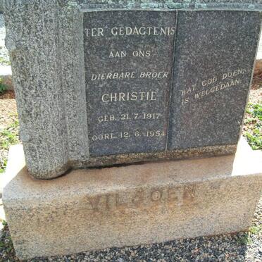 VILJOEN Christie 1917-1954
