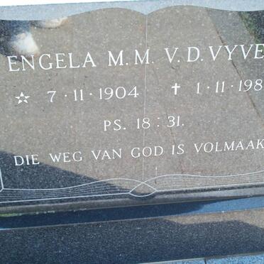 VYVER Engela M.M., v.d. 1904-1981