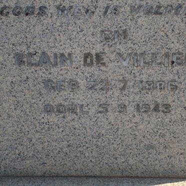 VILLIERS Blain, de 1886-1943 &amp; Susan 1888-1934