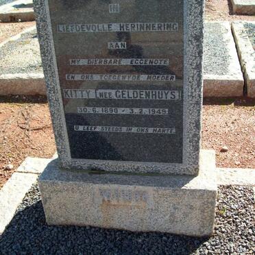WIUM Kitty nee GELDENHUYS 1890-1949