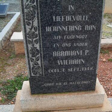 WIEHAHN Abraham P. -1942