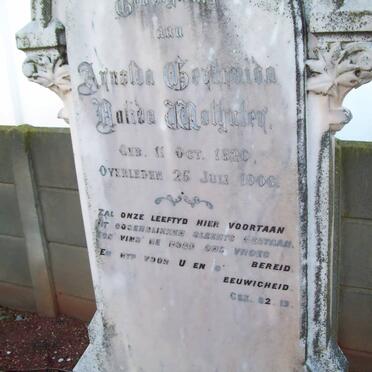 WOLHUTER Arnolda Gertruida Rolida 1820-1906