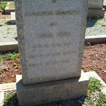 WET Hester Maria, de 1867-1952