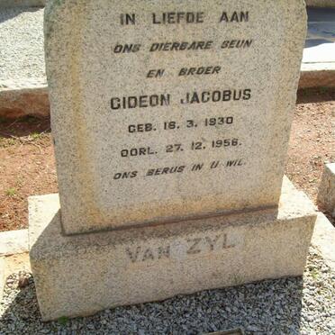 ZYL Gideon Jacobus, van 1930-1956