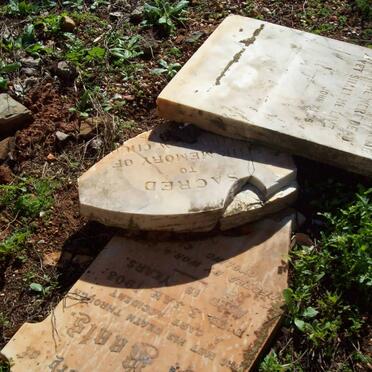 3. Old graves destroyed
