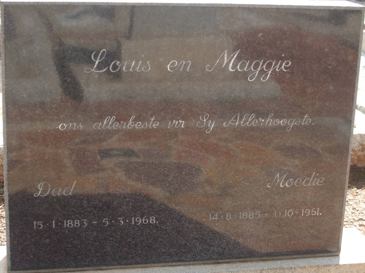 ? Louis 1883-1968 &amp; Maggie 1885-1961