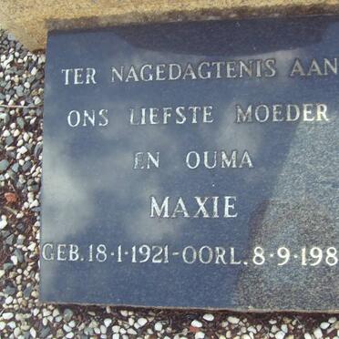 ? Maxie 1921-1989