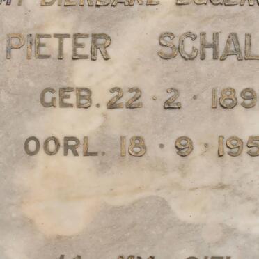 ? Pieter Schalk 1891-1954