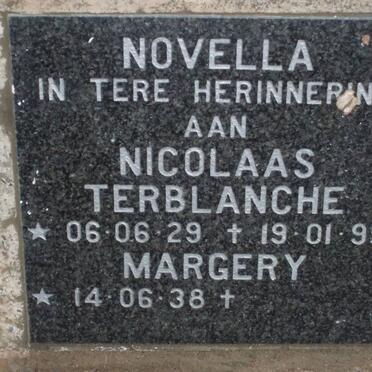 NOVELLA Nicolaas Terblanche 1929-1995 &amp; Magery 1938-