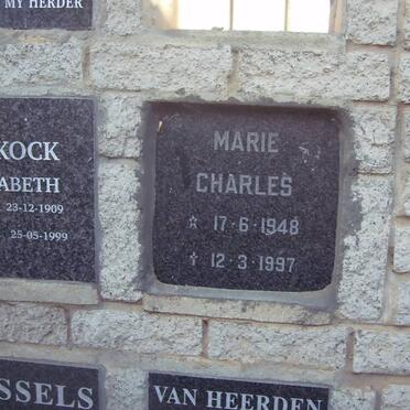 KOCK Elizabeth, de 1909-1999 :: CHARLES Marie 1948-1997