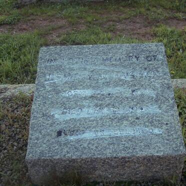 EYSSEN Esme, van 1921-1971