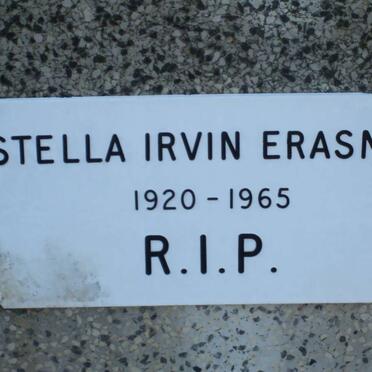 ERASMUS Stella Irvin 1920-1965