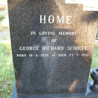 HOME George Richard Scholtz 1936-1972