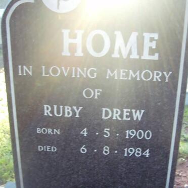 HOME Ruby Drew 1900-1984