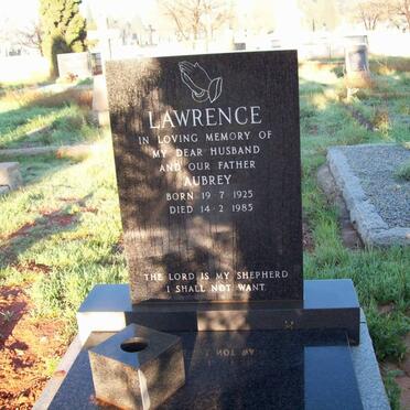 LAWRENCE Aubrey 1925-1985