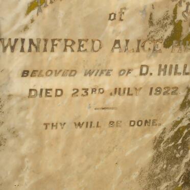 HILL Winifred Alice -1922