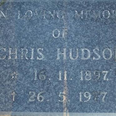 HUDSON Chris 1897-1977