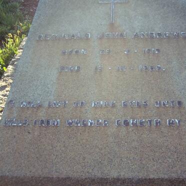 ANDREWS Reginald John 1919-1969