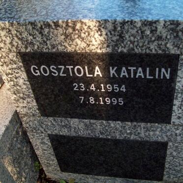 KATALIN Gosztola 1954-1995