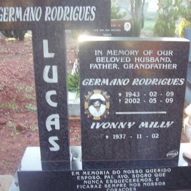 LUCAS Germano Rodrigues 1943-2002 &amp; Ivonny Milly 1937-