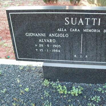 SUATTI Giovanni Angiolo Alvaro 1905-1984