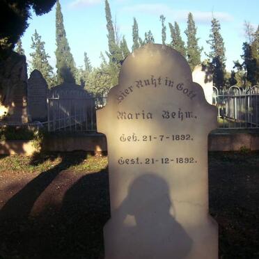 BEHM Maria 1892-1892