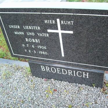 BROEDRICH Robbi 1906-1980
