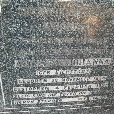 SCHELHASE August 1870-19?? &amp; Augusta Johanna EICHSTADT 1874-1957